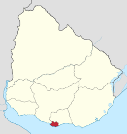 1830 Uruguay Montevideo map